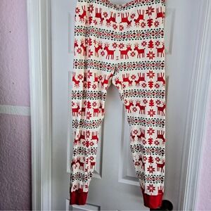 Hanna Andersson Dear Deer Fair Isle Holiday Christmas Pajama Pant Adult Size XXL